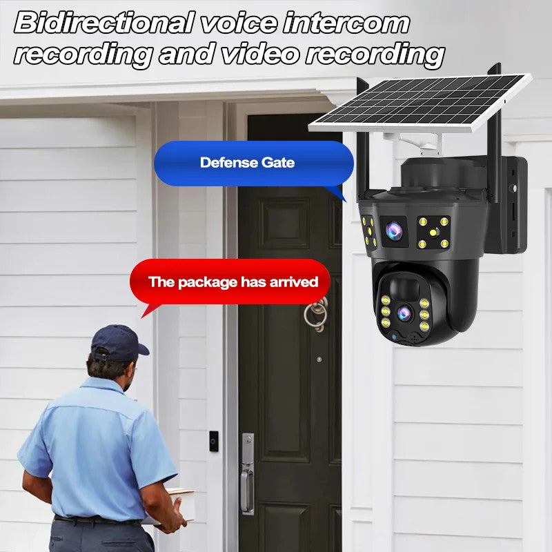 Solar WiFi Security Camera (No Electricity Needed)